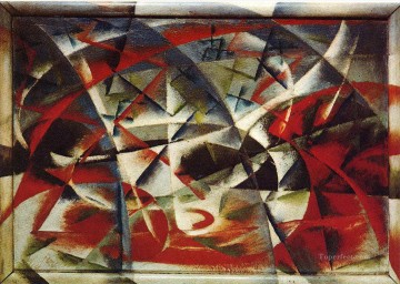 100 Great Art Painting - Giacomo Balla Abstract Speed + Sound